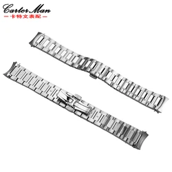 Watchband For IWC Portugal Timing Green Sea King IW358312 IW371617 Precision Steel Watchband with 20mm Bracelet