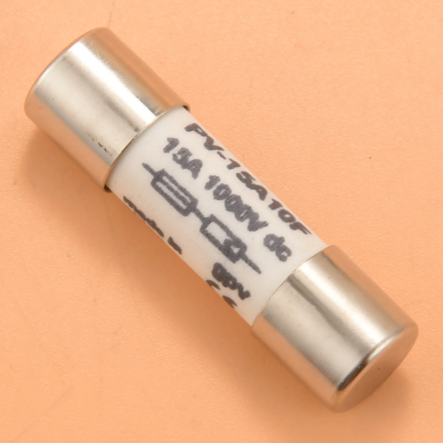 [NEW] 10 Pcs 1000 Fuse Solar PV Explosion-proof Fuse Silver - 15A