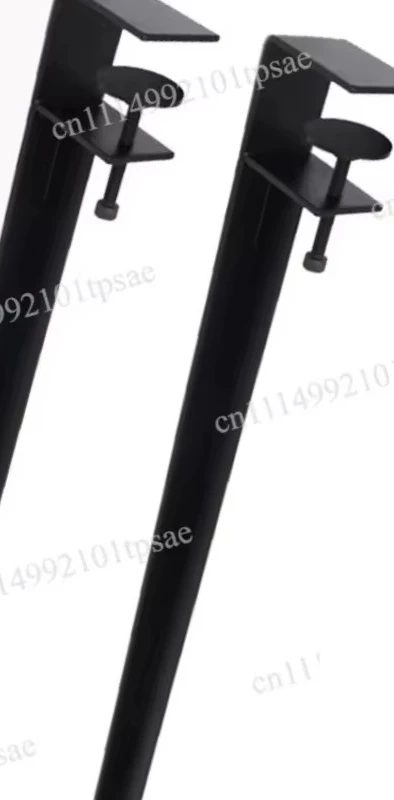 Table leg clamp, table leg bracket with wheels