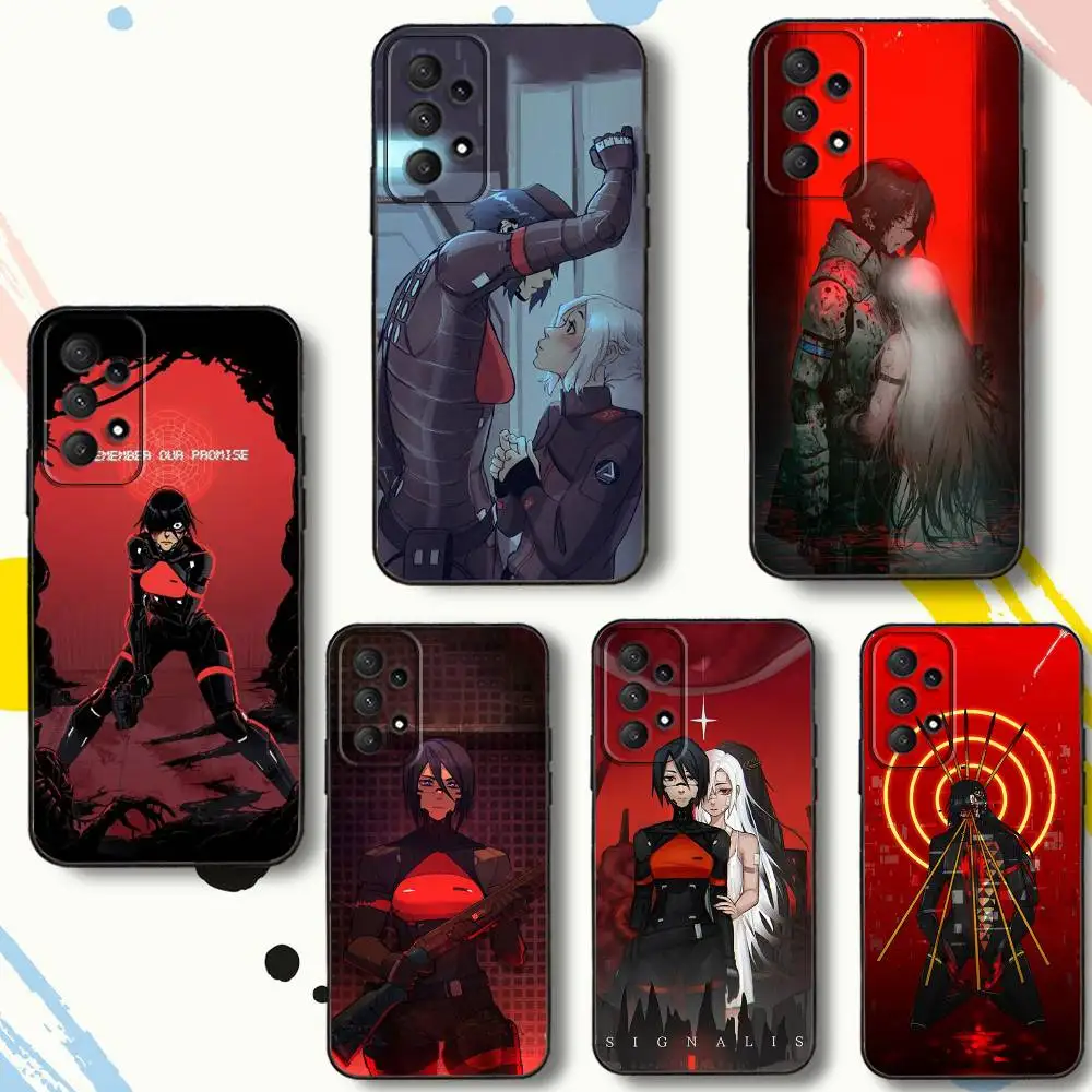 Signalis E-Elster A-Ariane Phone Case For Samsung Galaxy A 80,72,73,91,53,22,51,52,5G,Plus,J,Note Soft Black Cover