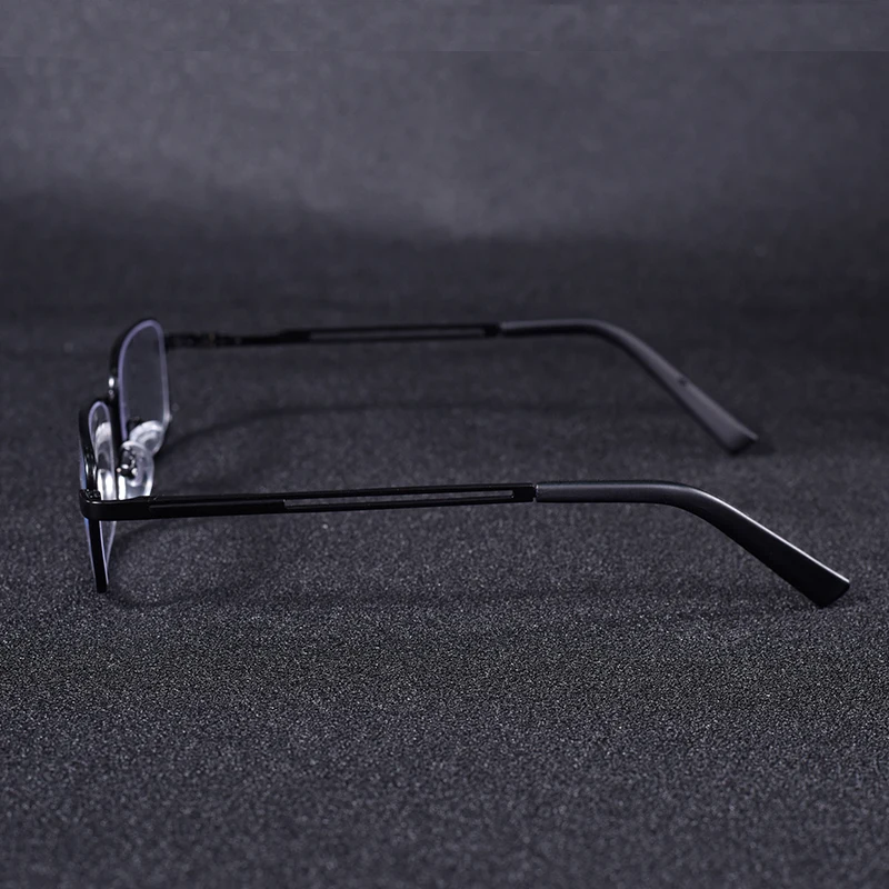 Vintage Quadratische Lesebrille Rahmen Metall Männer Mode Klassische Business Brillen Blau Licht Blockieren Klare Linse +75 + 125 + 2 – Detail 7