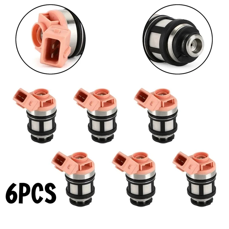 6Pcs Fuel Injector Nozzle For Nissan Pathfinder Quest D21 Pickup 3.0L 16600-88G10