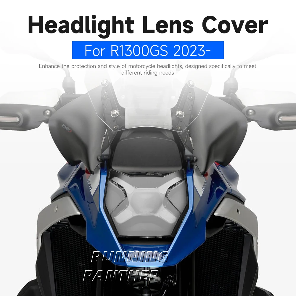 New Motorcycle Front Headlight Guard Head Light Lamp Protection Lampshade Cover For BMW R1300GS R1300 GS R 1300 GS 2023 2024