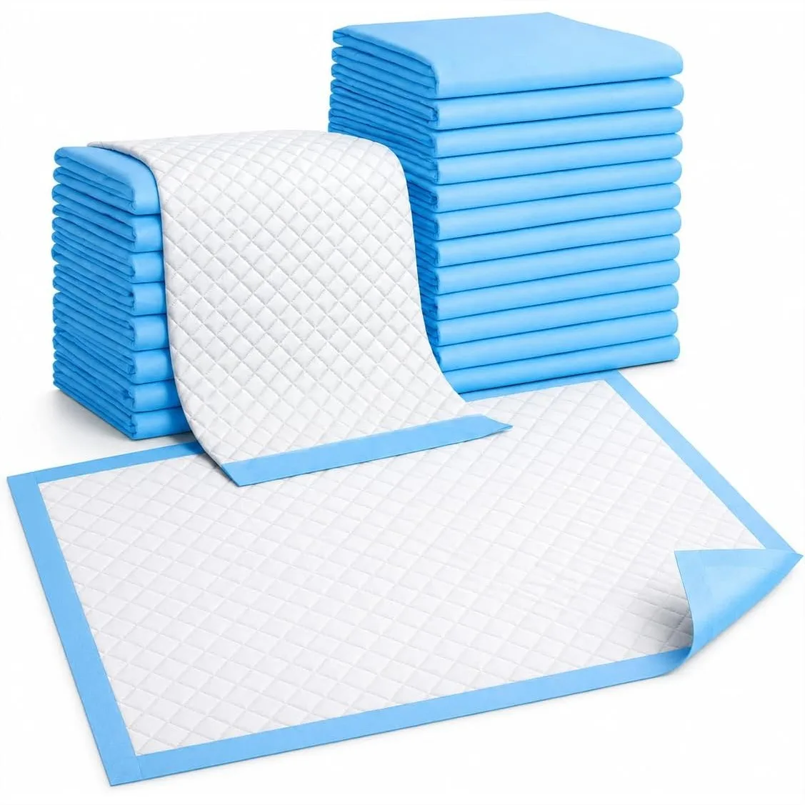 6-Layer Dog Training Pads, Super Absorbent Leakproof Puppy Pee Pads with Odor Control for Indoor Potty Training, 28x34 Inches