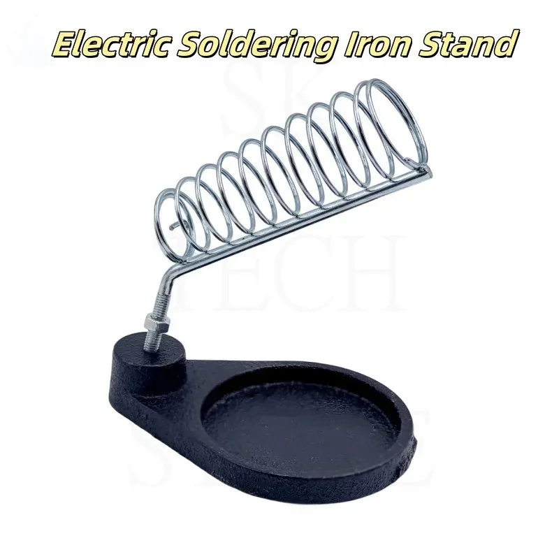 Suporte de ferro de solda elétrico com almofadas de esponja de limpeza de soldagem genérica resistência a altas temperaturas acessórios de soldagem