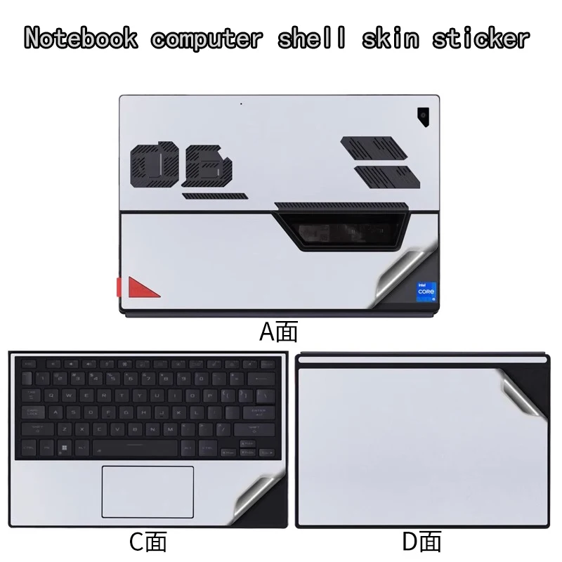 

Notebook skin sticker ROG Flow Z13 GZ302/GZ301V computer case skin protection decal Zephyrus G16/G14/Strix SCAR18 vinyl film