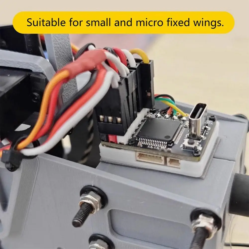 Micro Fixed Wing Flight Controller Kit With Pin Headers & Cables For Small/Micro Fixed Wing Aircraft DIY Drone Parts