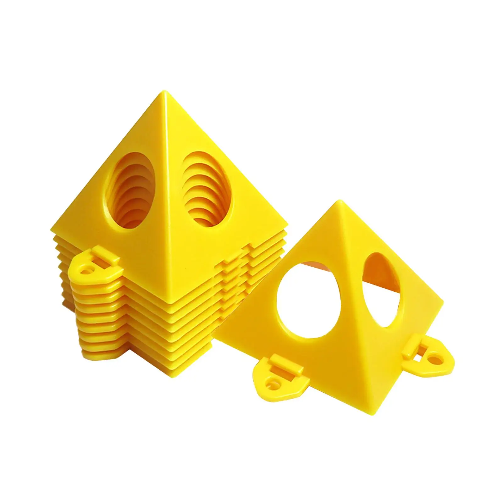 Soportes de pirámide de pintor apilables, Mini cono de pintura, 10 piezas