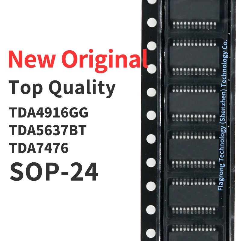 10 Pieces TDA4916GG TDA5637BT TDA7476 SOP-24 Chip IC New Original