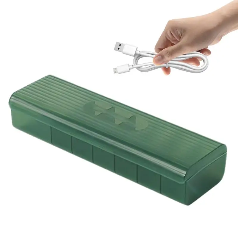 Koord Opbergdoos 7 Compartimenten Opbergdoos Bureau Organizer Met Deksel Koord Opbergorganisator Voor Thuis Bureau Lade