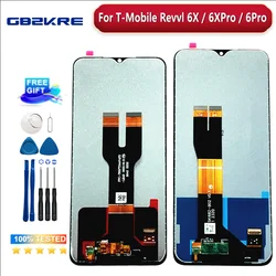 Original Tested For T-Mobile Revvl 6X Pro 5G LCD Display Screen Touch Digitizer Assembly LCD For REVVL6X 6X 6 Pro LCD Sensor