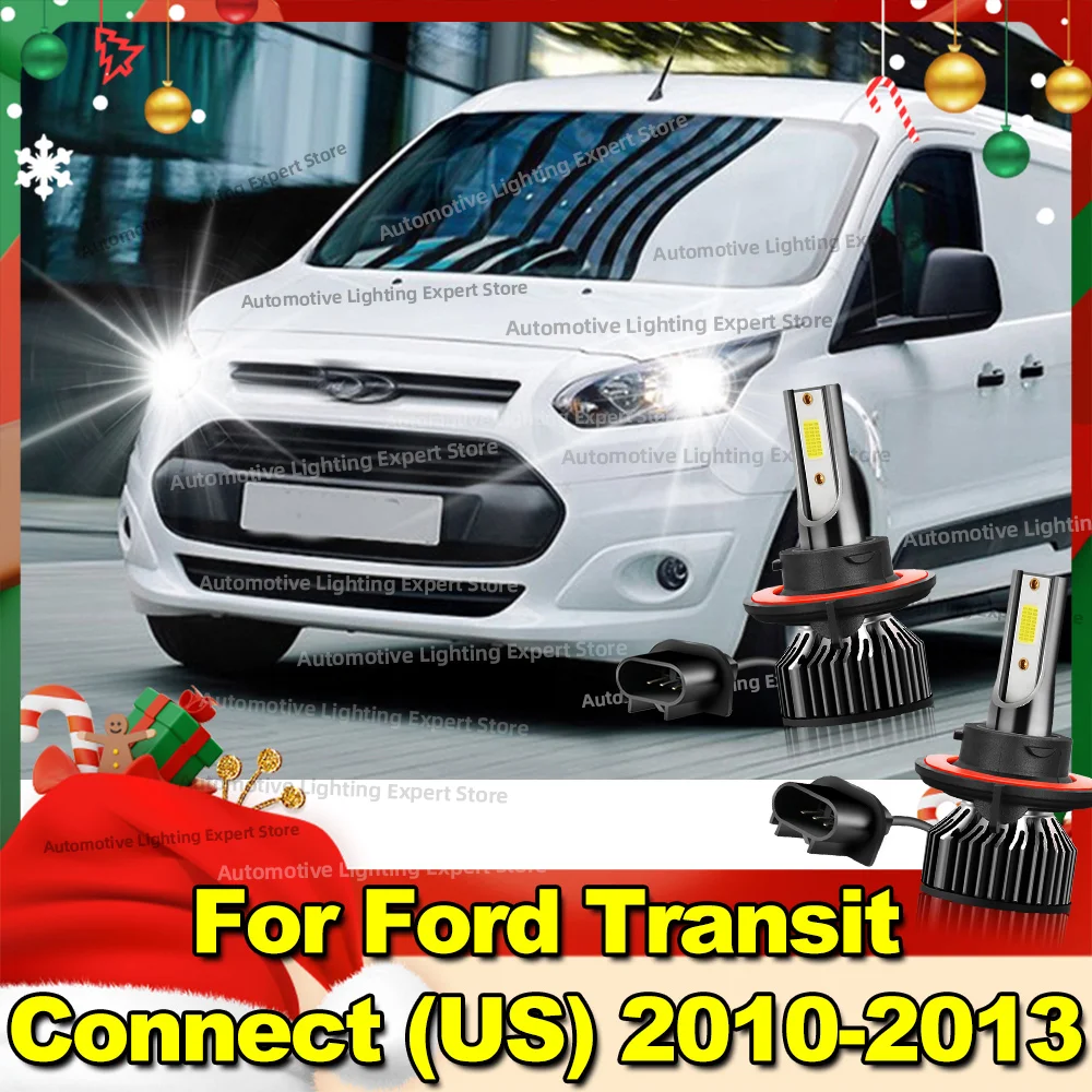 

30000LM Car Headlight Bulbs 6000K Auto Lamps For Ford Transit Connect(US) 2010 2011 2012 2013