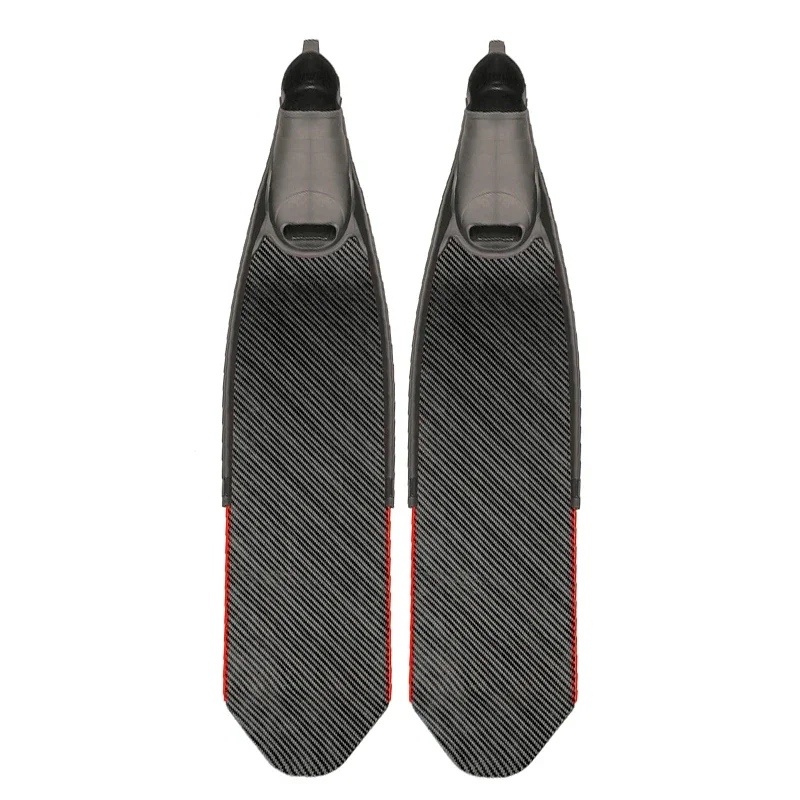 زعانف طويلة جديدة مخصصة من ألياف الكربون زعانف غوص من ألياف الكربون متوازنة جيدةًا