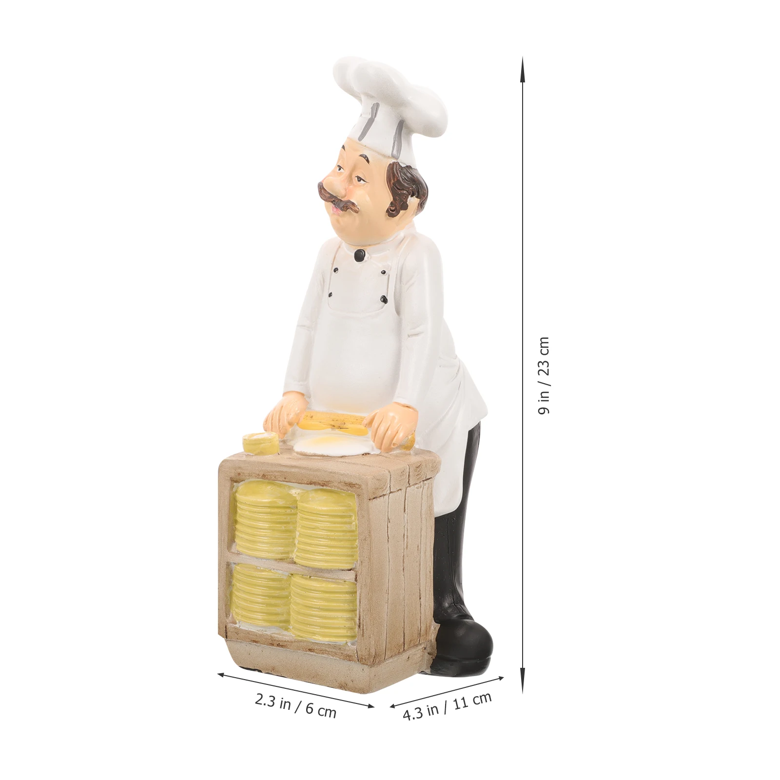 

Creative Resin Figurines Decorative Statues Lightweight Modern Art Craft For Office Bakery Hotel