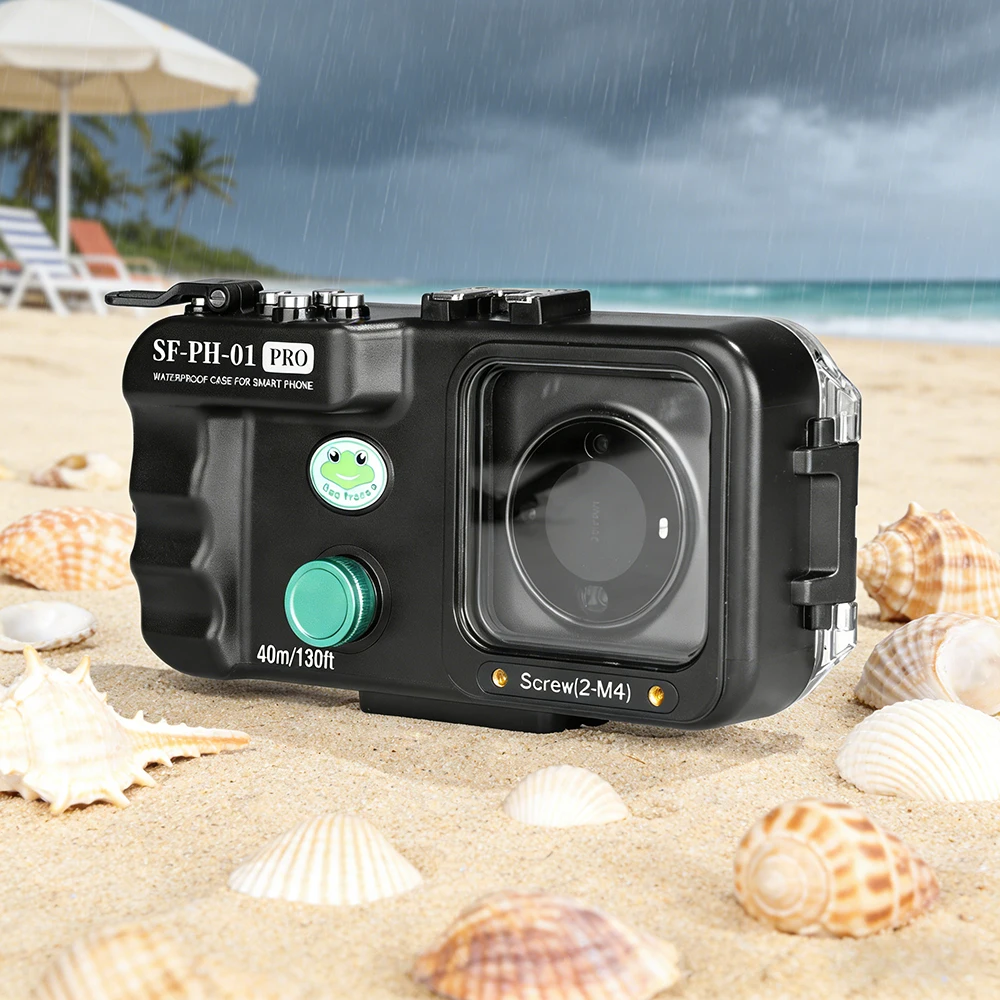 

Универсальный водонепроницаемый чехол Seafrogs для iPhone серий 17, 16, 15, 14, 13, 12, для дайвинга, водонепроницаемость до 40 м, профессиональные аксессуары для дайвинга