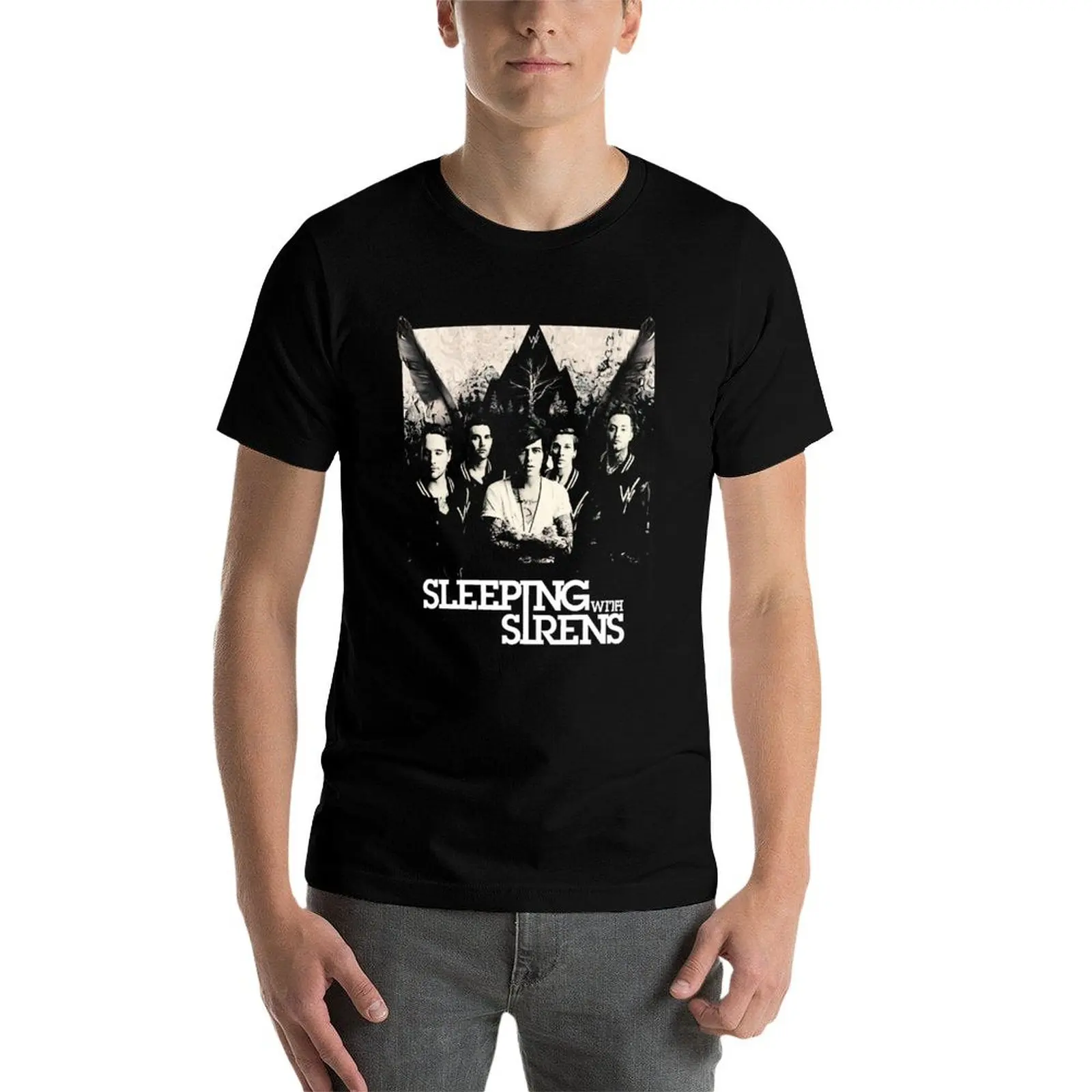 

Sleeping With Sirens T-Shirt t shirt personalised man t shirt summer t shirt man luxury T-Shirt