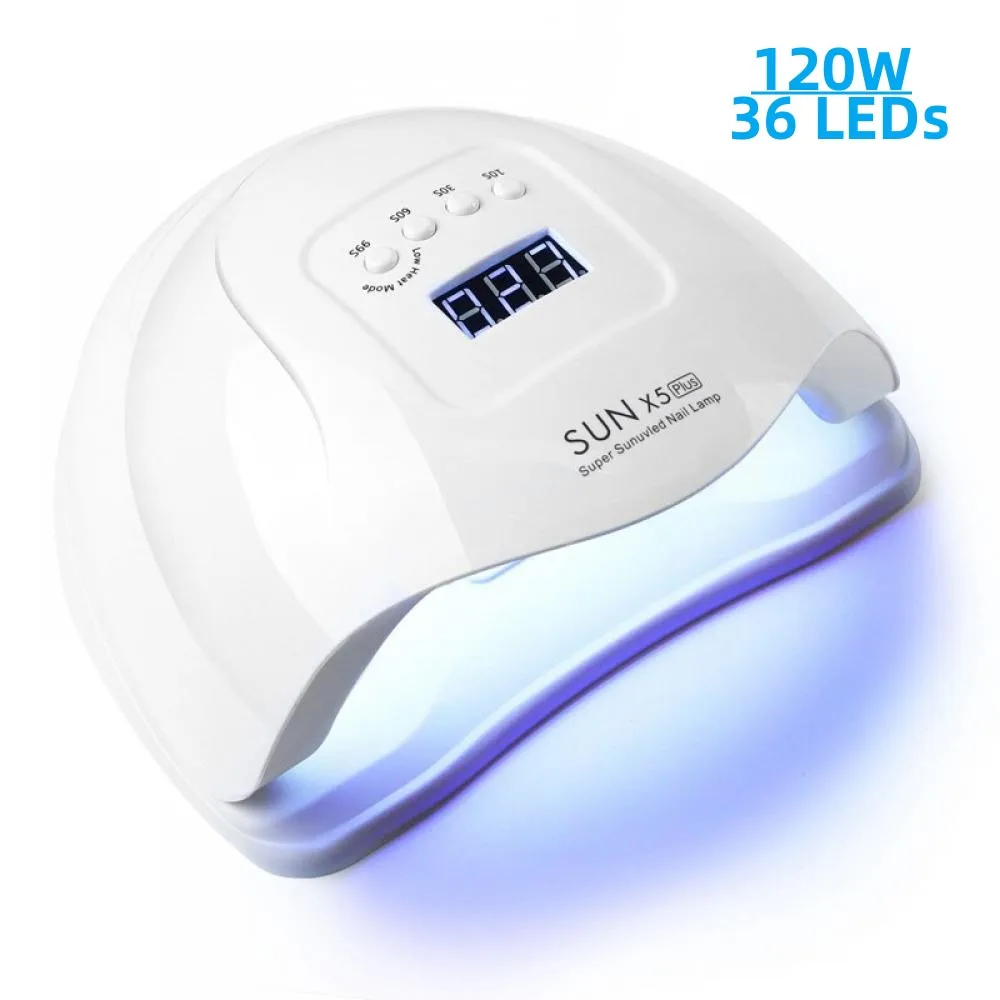 

New Sun X5 Plus UV LED Lamp For Nail Manicure 36 LEDs Professional Gel Polish Drying Lamps With Timer Auto Sensor Equipment Tool