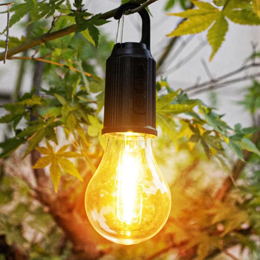 Camping Light Solar Powered/Rechargeable Portable Ambient Light Tent Light Outdoor-lighting Tungsten-Filament Lamp Replace Parts