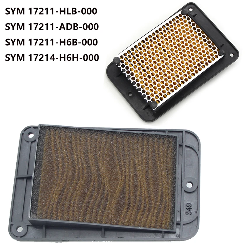 

Motorcycle Air Filter is Suitable for SYM Symphony 50 S SR 4T 125 S SR DD 4T 150 S SR DD 4T Joyride125 150 180 200 RV125 150 180