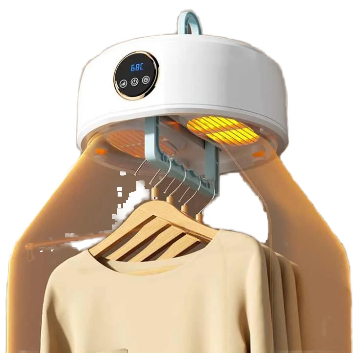 

Portable 600W Mini Electric Clothes Dryer Foldable Travel Home Use Energy Saving Semi-Automatic For Hotels Outdoor Compact Dryer