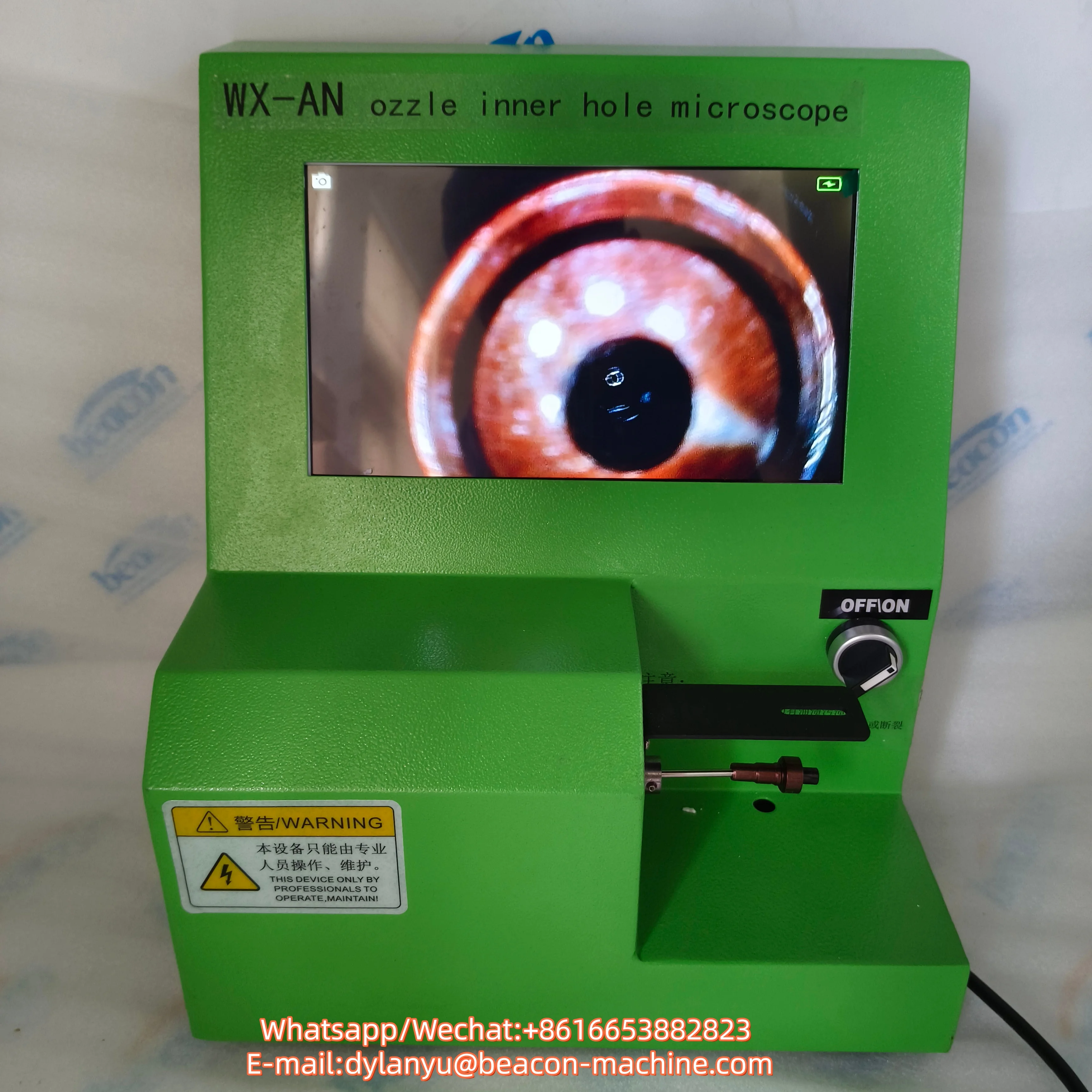 

G14-41 Diesel Fuel Injector Valve Assembly Testing instruments Injector Nozzle Tip High Definition Endoscope