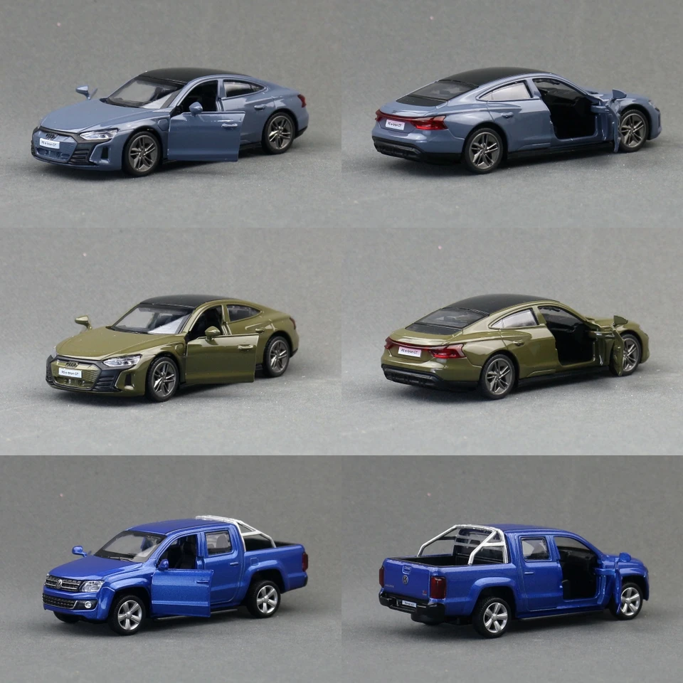 1/43 Volkswagen T1 Bus Beetle Audi RS7 R8 Super Car MSZ Toy Model