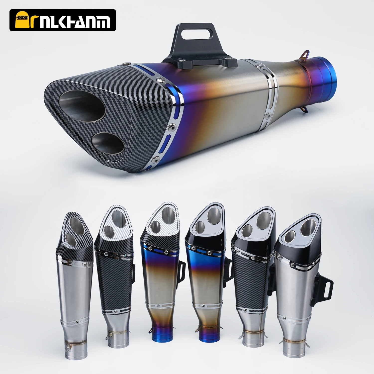 51MM Universal Motorcycle Exhaust muffler Yoshimura R11 Modified Escape Moto For Z650 Z900 ER6N Z1000 YZF R1 R3 S1000RR Slip On