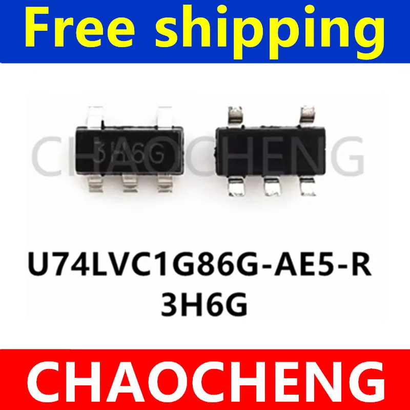 (10-20pcs)100% New U74LVC1G86G-AE5-R 3H6G  SOT23-5 Chipset