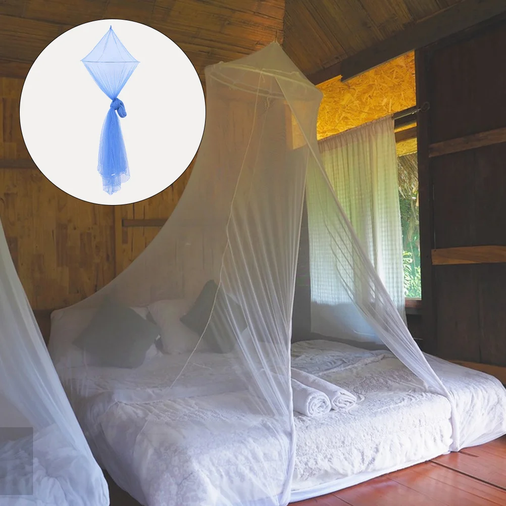 

Canopy For Net Baby Crib Single Dome Net Bed Netting Double Bed Stainless Steel Frame Dark Blue