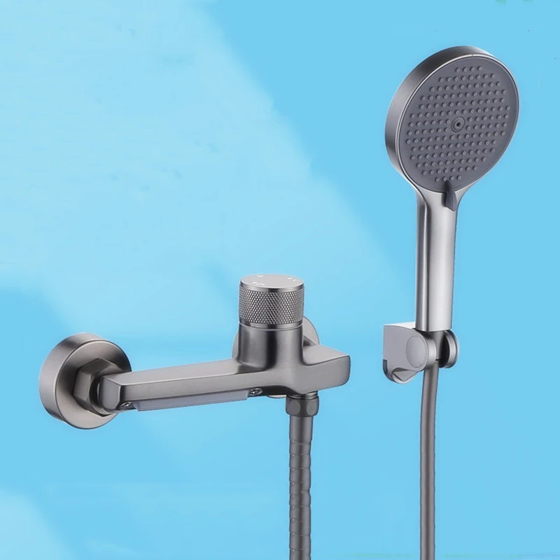 

Bathroom Shower Faucet Brass Triple Bathtub Waterfall Faucet Mixers Hot Cold Mixer Valve Nozzle Tap Wall Mounted Home Shower Set