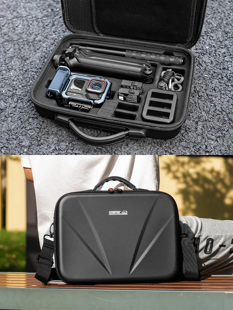 Tragetasche für Insta360 ACE Pro/Ace Pro 2 Xplorer Grip Kit Zubehör Aufbewahrungs-Reisetasche für Insta 360 114cm Selfie-Stick – Detail 15