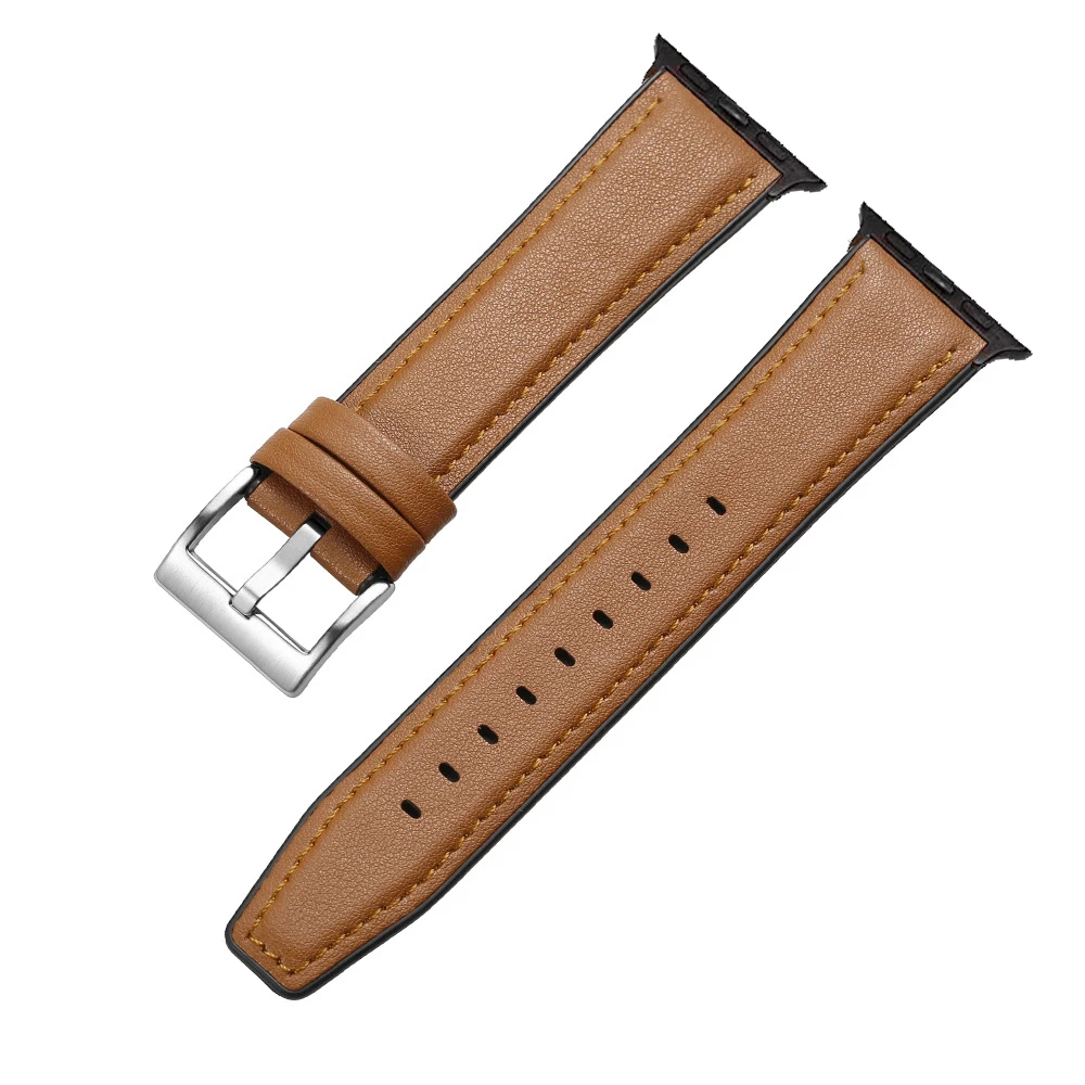 49 45 44mm cinturino in pelle siliconica per IWO Series 6 7 8 Ultra Smart Watch T500 W27 XS8 Smartwatch T900 Pro S8 X8 Max braccialetti