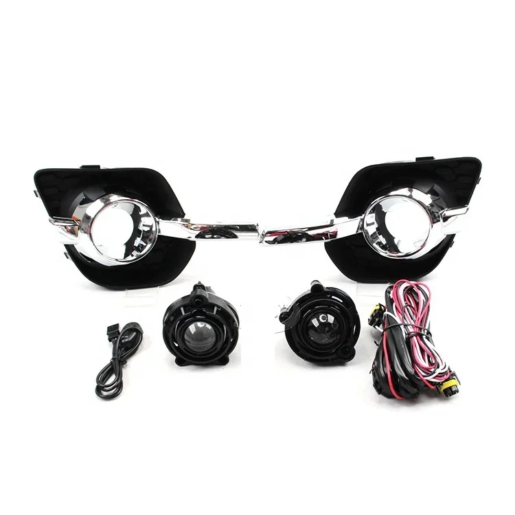 Fog Lamp Light Assembly Fit for Chevrolet Chevy Equinox 2010 2011 2012 2013 2014 2015 with Bezel Wiring