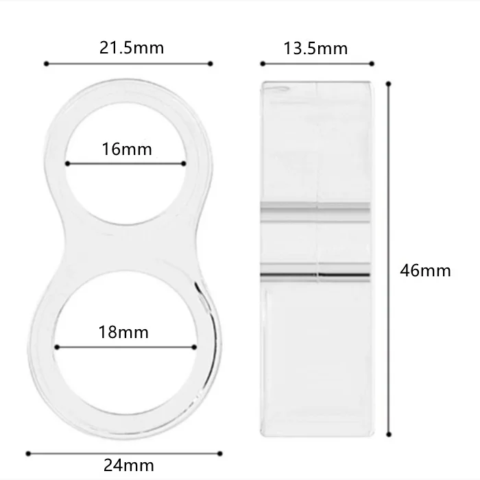 8/4pcs Door Handle Buffer Transparent PVC Silicone Door Stopper Wall Protector Baby Safety Anti-collision Shock Absorber Pads