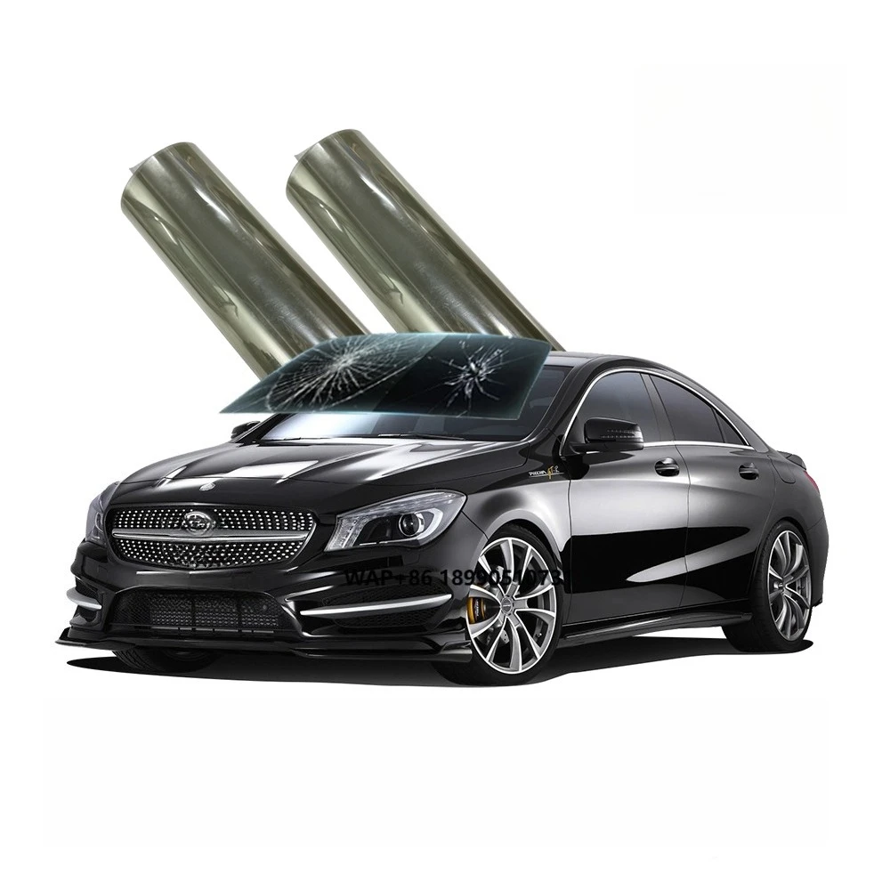 

Ultra HD Vision Автомобильное переднее стекло Взрывозащищенная защита ТПУ 6,5 мил Пленка для лобового стекла