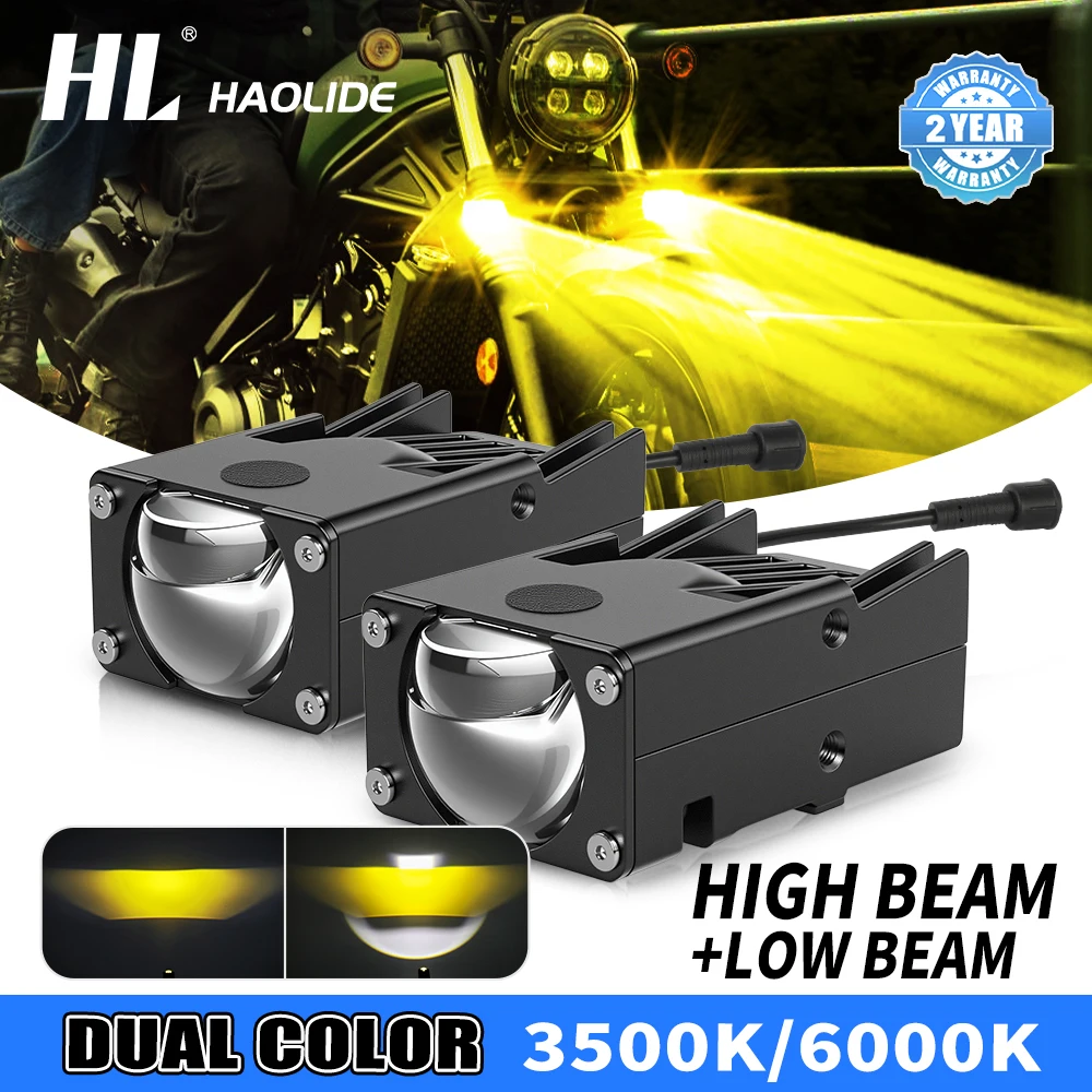 

HAOLIDE 2 шт. светодиодный рабочий прожектор 6000K 3000K дальнего/ближнего света супер тонкий подходит для автомобильной сетки внедорожника ATV 4x4 12 В 24 В 12 В