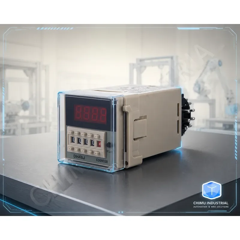 【CHIMU INDUSTRIAL】 for DH48J-A Digital Counter with Base Power Failure Memory DC