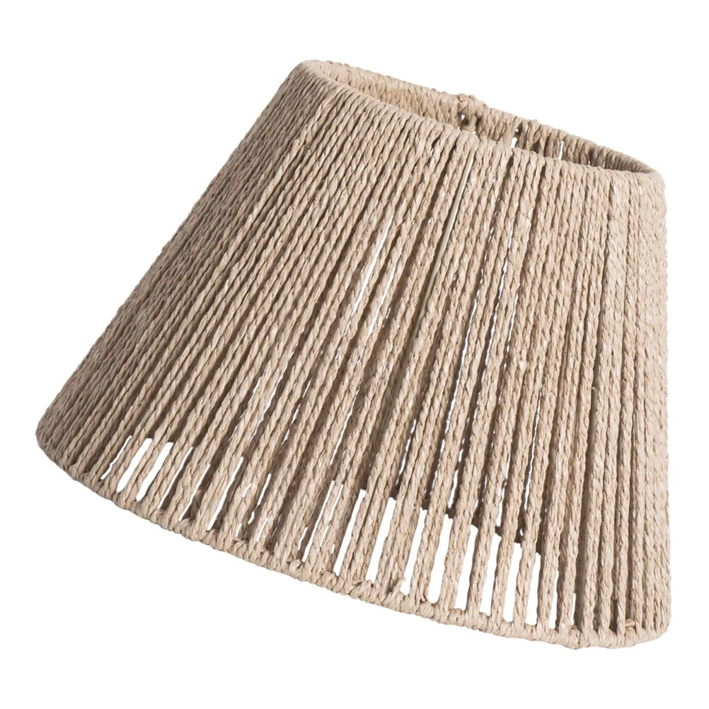 

Плетеный абажур в ретро-стиле из бумажной веревки, ручной работы, для потолочного светильника, для чайной, бара, гостевого дома, декоративный абажур для небольших помещений