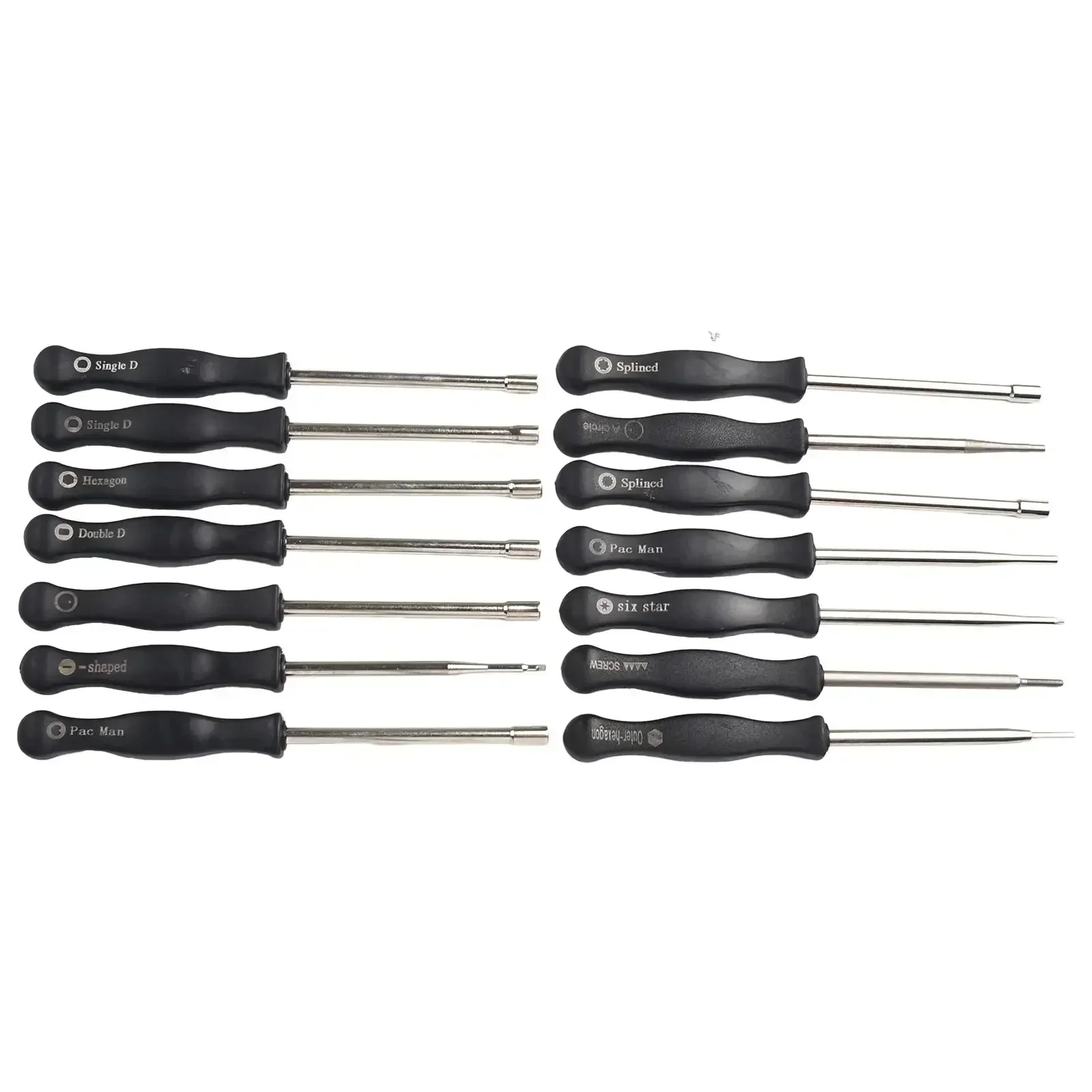 

14pcs Carburetor Adjustment Tool Screwdriver Kit For Chainsaw Eater Trimmer Stainless Steel Black Fits Many Brands Easy To Us