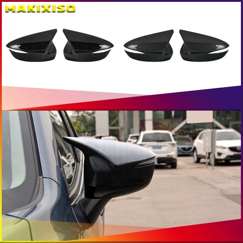 Para Mazda CX-5 2015 2016 puerta de coche vista trasera cubierta de espejo retrovisor embellecedor para CX-4 CX-3 2016 2017 2018