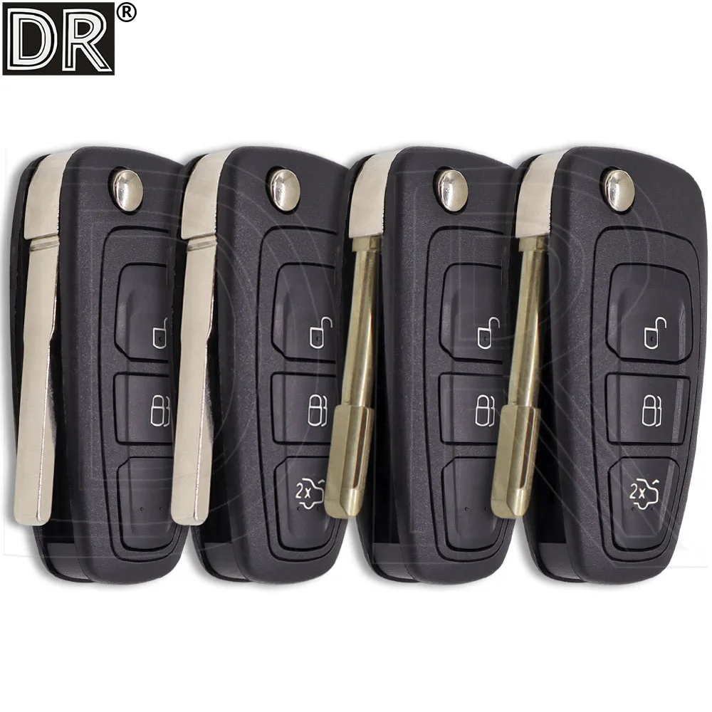 Great Replacement Car Remote Key Shell Case For Ford Focus Transit Ranger Galaxy Mondeo C-Max S-Max MK3 MK4 Tourneo HU101/FO21