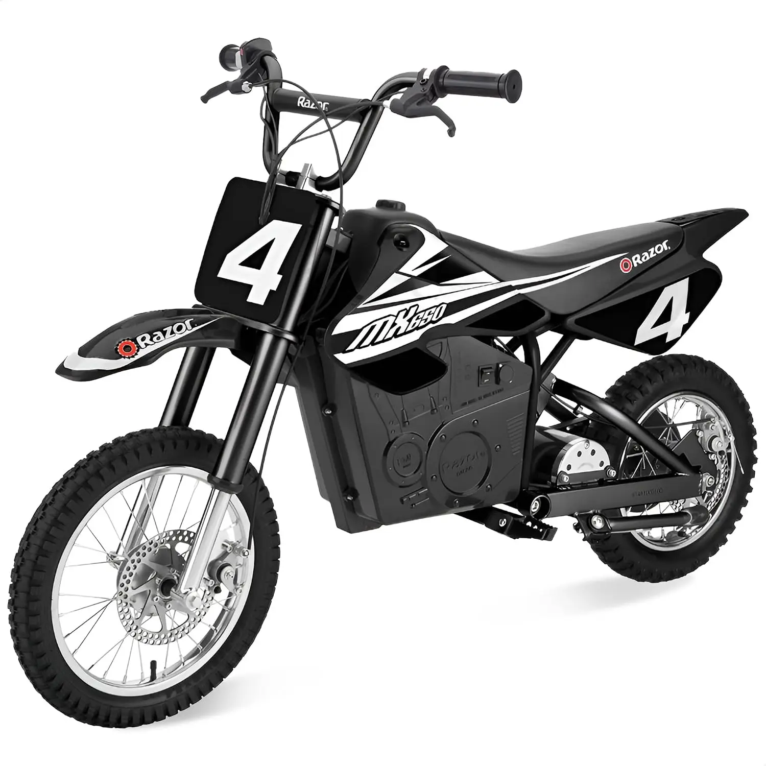 MX650 Dirt Rocket Bike Electric Ride-On for Ages 16+, 220 lb Max Weight, Black – 36V Battery, Up to 17 Mph, 40-Min Run, Custom