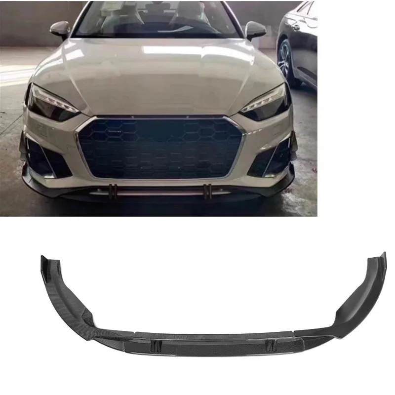 

For Audi A5 4 Door Sline 2021+ B9.5 Carbon Fiber Front Bumper Lip