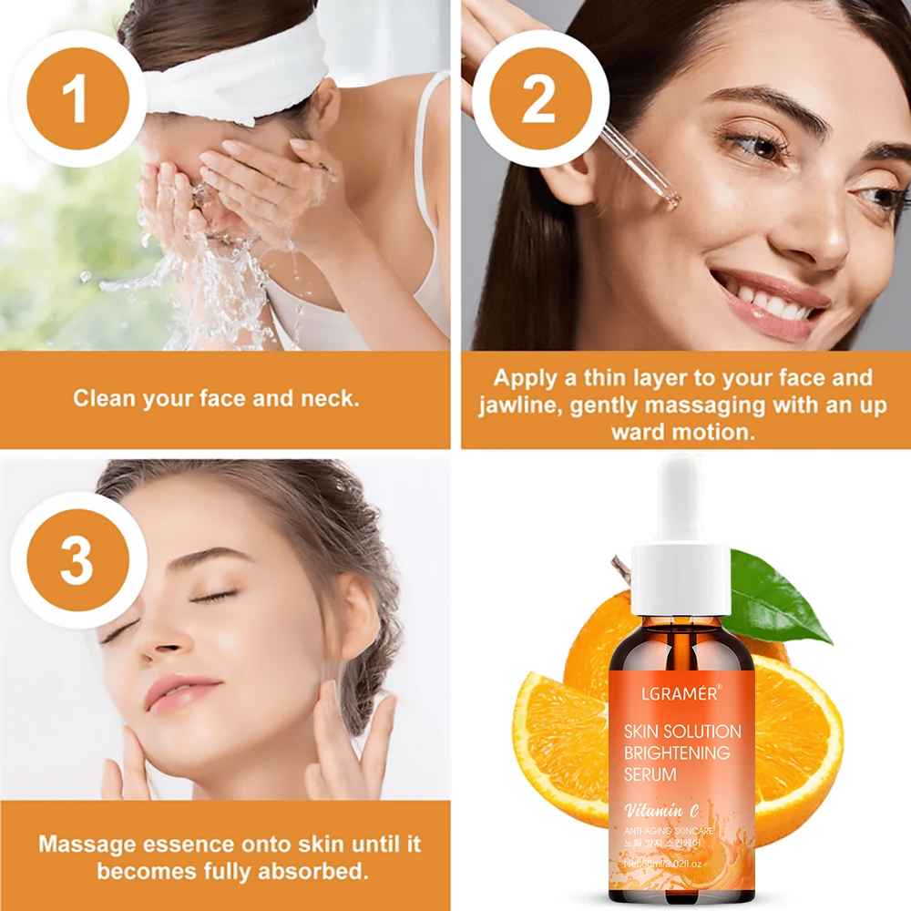 เอสเซนส์ไวท์เทนนิ่งวิตามินซีแอลจีแกรมเมอร์ |   เหมาะสำหรับทุกสภาพผิว |   ลดเลือนจุดด่างดำและซ่อมแซมผิวแพ้ง่าย