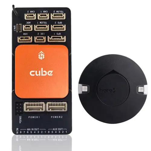 ชุดมาตรฐาน HEX Pixhawk 2.1 Cube Orange พร้อมที่นี่ 3 GPS และ ADS-B Carrier Board เพื่อการศึกษา โดรน R/C