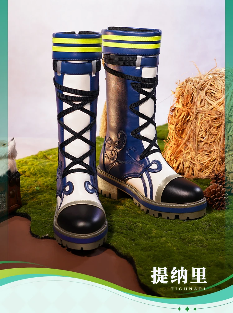 Genshin Impact Tighnari Cosplay shoes Halloween Christmas Role Playing Party Comic 36-43 New in stock