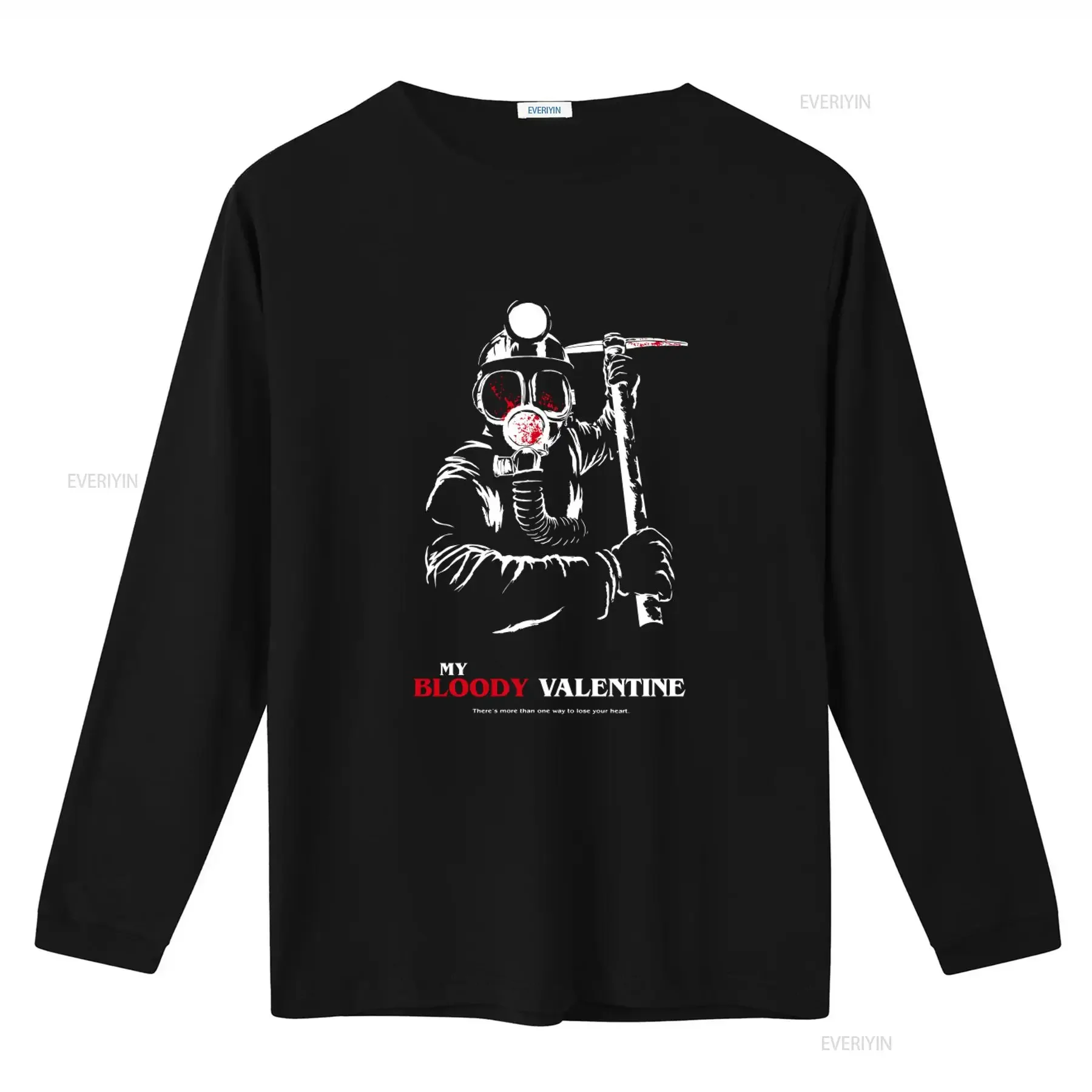My Bloody Valentine Horror Movie T shirt S 3XL Vintage Throwback Miner Design Gas Mask Print vintage Washed Slightly Stylish