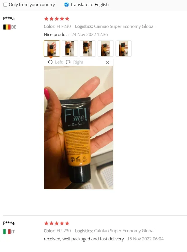 黒人女性向けオイリー肌・乾燥肌用コンシーラー、プライマー、フェイスベースメイクアップ、フィットミーメイクアップクリームファンデーションコンシーラー