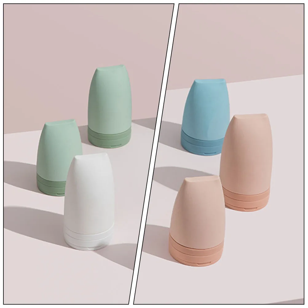 

4 Pcs Travel Lotion Bottled Reusable Bottles Body Wash Container Small Liquid Containers Sized Essentials
