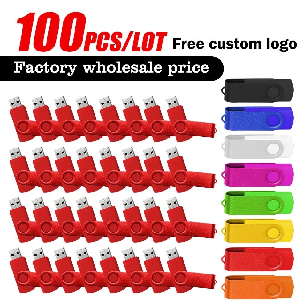 

100PCS USB 2.0 Pendrive 128GB 64GB 32GB 16GB 8GB USB Flash Drive 4GB 2GB Free laser logo 2.0 USB Flash Drive Stick Best Gift 1gb